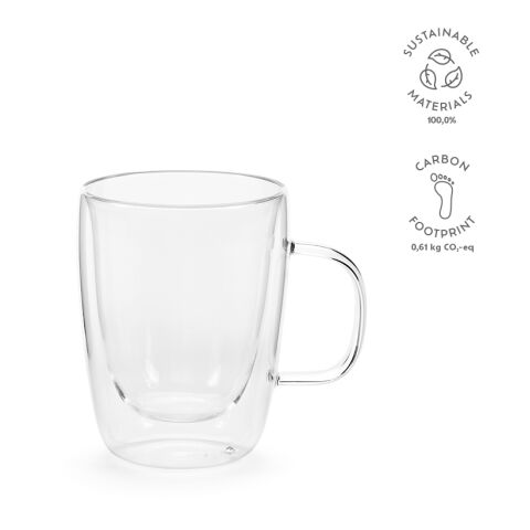 Elbe 350 Mug Borosilicate Glass 300 ml Transparent | Without Branding | 300 ml