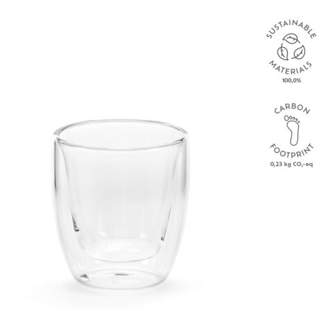 Meuse 75 Mug Borosilicate Glass 70 ml Transparent | Without Branding | 70 ml