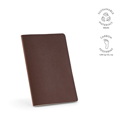 Bronte A5 Notebook recycled Paper 70gsm 160 Pages Brown | Without Branding | A5