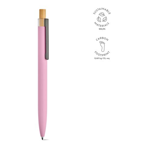 Tolkien Pen recycled Aluminum Blue ink Pink | Without Branding | Blue