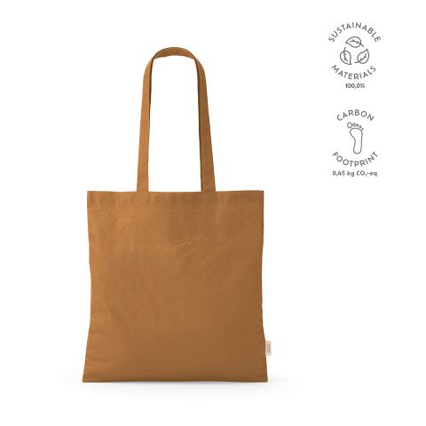 Everest Shopping Bag recycled Cutton 140 gsm Brown | Without Branding