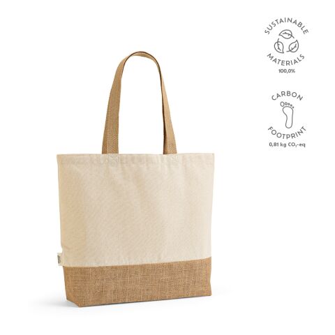 Mauna Kea Shopping Bag recycled Cutton 220 gsm Beige | Without Branding