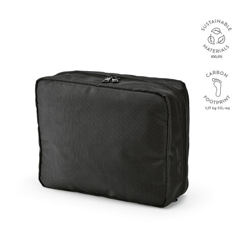 Venice Toiletry Bag rPET Black | Without Branding