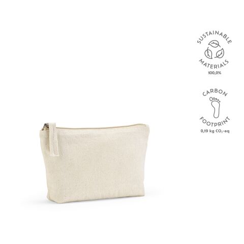 Cairo S Toiletry Bag recycled Cotton Beige | Without Branding