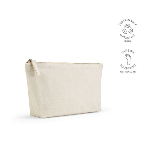 Cairo M Toiletry Bag recycled Cotton Beige | Without Branding