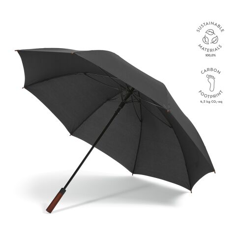 Aretha 32&quot; Umbrella rPET Black | Without Branding