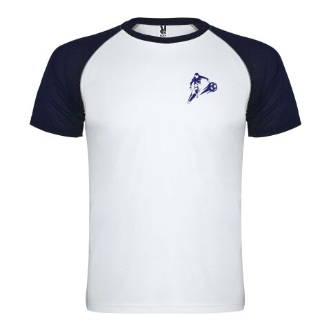 Indianapolis short sleeve kids sports t-shirt Standard | White-Navy Blue | 8 | No Branding | not available | not available | not available