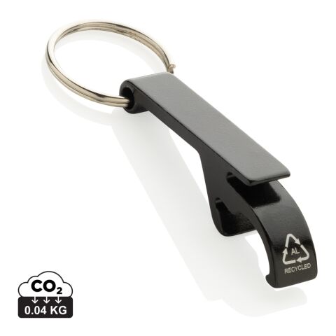 RCS recycled aluminum bottle and can opener black | Without Branding | not available | not available