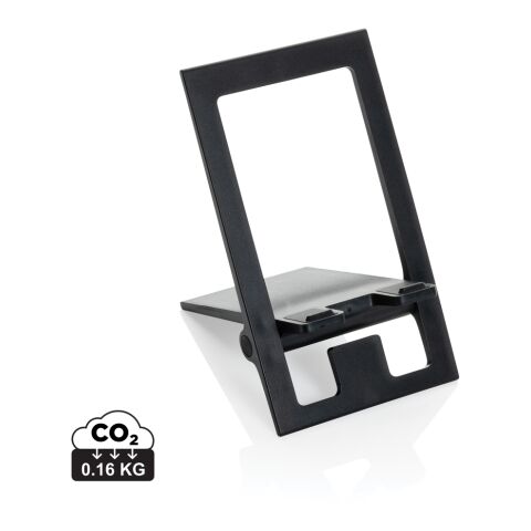 SnapStand RCS recycled plastic foldable phone stand black | Without Branding | not available | not available