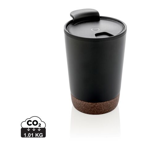 Cork coffee tumbler black | Without Branding | not available | not available