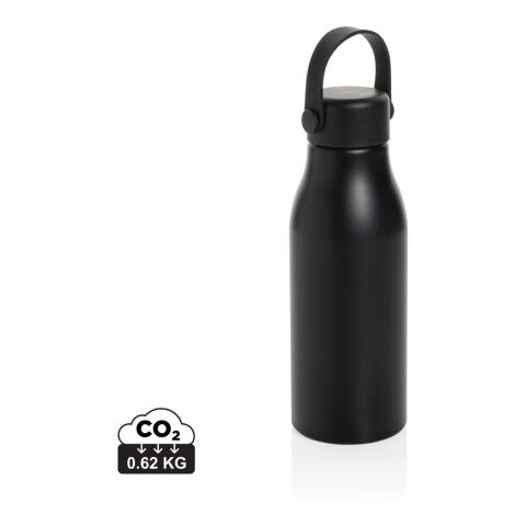 Pluto RCS Certified recycled aluminium bottle 680ml black | Without Branding | not available | not available