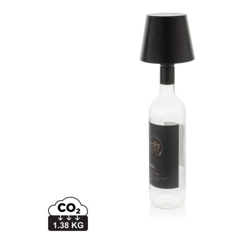 BottleGlow RCS recycled plastic bottle lamp black | Without Branding | not available | not available