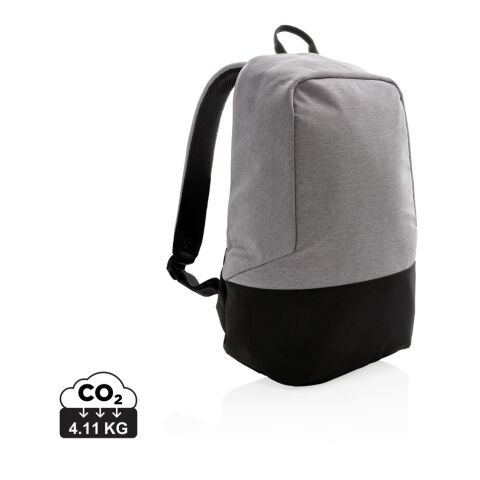 Standard anti theft backpack PVC free grey-black | No Branding | not available | not available