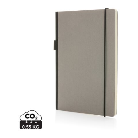 A5 FSC® deluxe hardcover notebook grey | No Branding | not available | not available