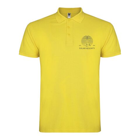 Star short sleeve men&#039;s polo Standard | Yellow | S | No Branding | not available | not available | not available