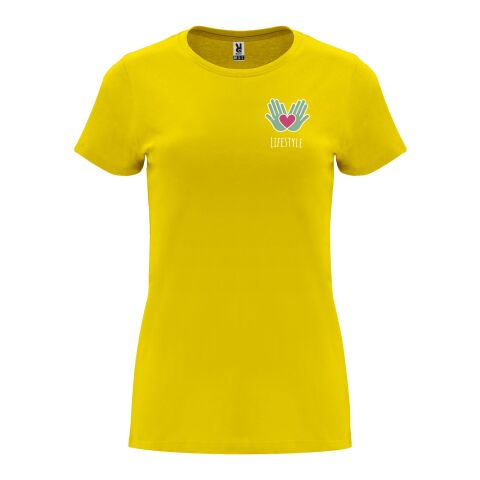 Capri short sleeve women&#039;s t-shirt Standard | Yellow | 2XL | No Branding | not available | not available | not available