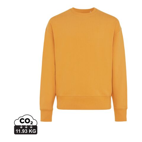 Iqoniq Kruger relaxed recycled cotton crew neck orange | XXS | Without Branding | not available | not available | not available