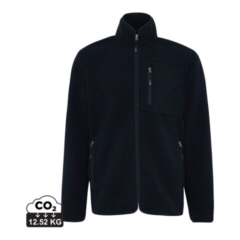 Iqoniq Diran recycled polyester pile fleece jacket black | XL | Without Branding | not available | not available | not available