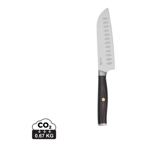 VINGA Tara RCS recycled steel santoku knife steel-black | Without Branding | not available | not available