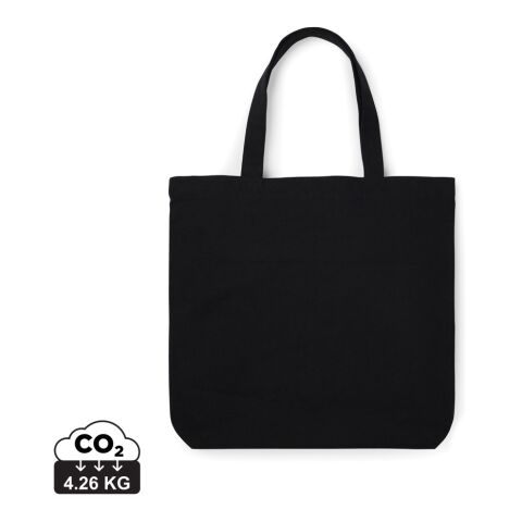 VINGA Hilo AWARE™ recycled canvas tote bag black | No Branding | not available | not available | not available