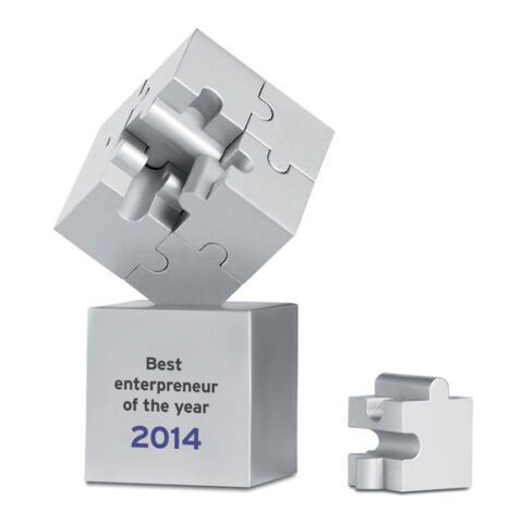 Metal 3D puzzle matt silver | Without Branding | not available | not available