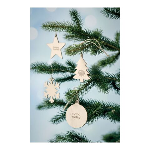 Snowflake Tree hanger wood | Without Branding | not available | not available