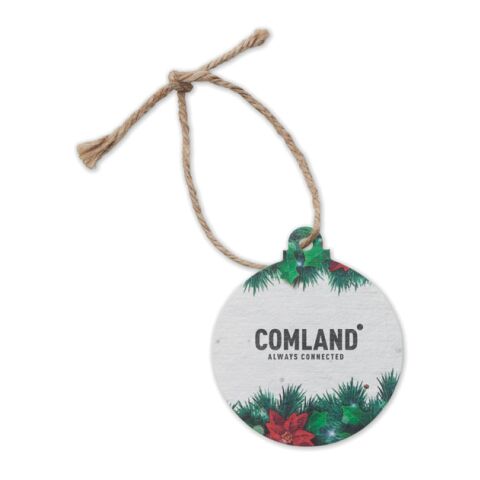 Seed paper Xmas ornament white | No Branding | not available | not available