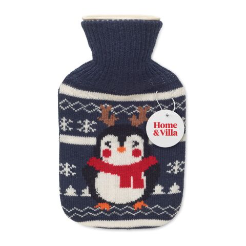 Hot water bottle 250ml navy blue | Without Branding | not available | not available | not available