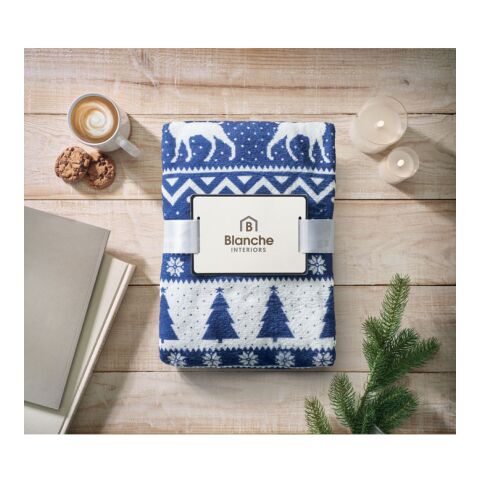 RPET fleece blanket 190 gr/m² blue | No Branding | not available | not available | not available