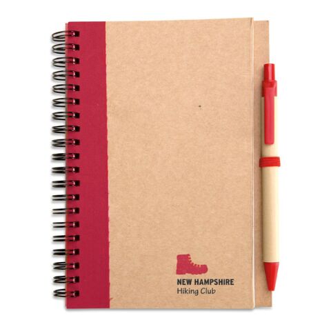 B6 recycled notebook set red | No Branding | not available | not available | not available