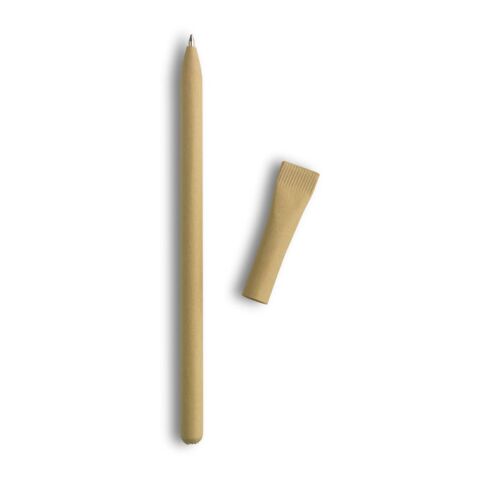 Recycled paper ball pen beige | No Branding | not available | not available