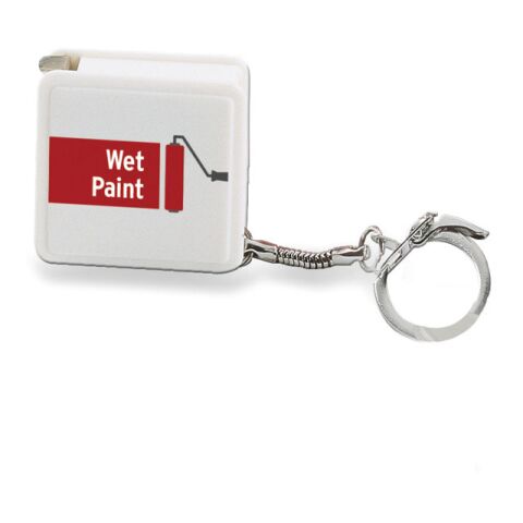 Key ring with flexible ruler 1m white | No Branding | not available | not available | not available