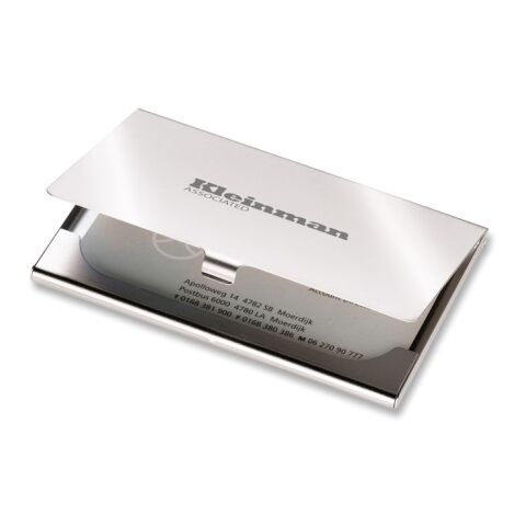 Business card holder matt silver | Without Branding | not available | not available