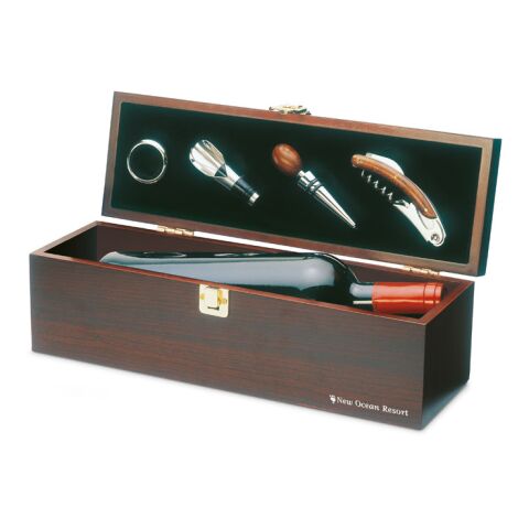 Wine set in wine box wood | No Branding | not available | not available | not available