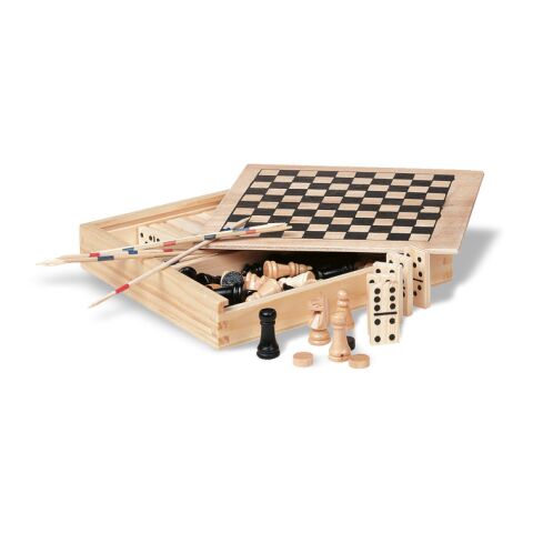 4 games in wooden box wood | No Branding | not available | not available