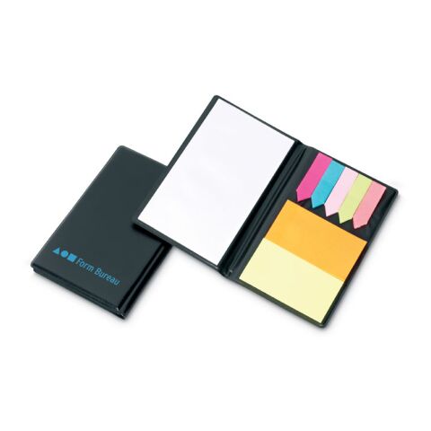 Memo pad with page markers black | Without Branding | not available | not available | not available