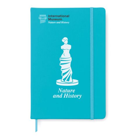 A5 notebook 96 lined sheets turquoise | No Branding | not available | not available | not available