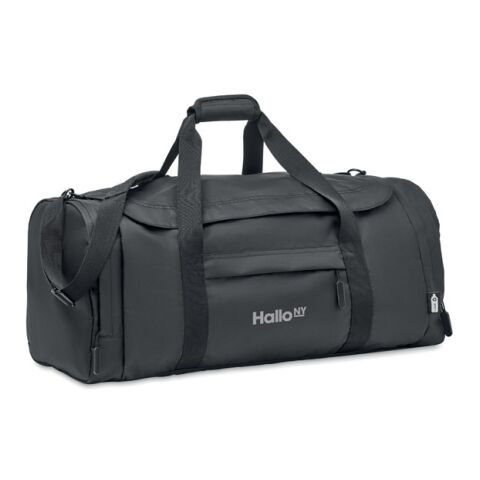 Large sports bag in 300D RPET black | No Branding | not available | not available | not available