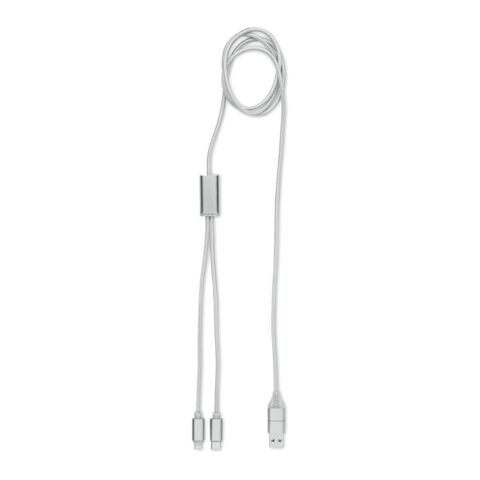 2 in 1 long charging cable silver | No Branding | not available | not available | not available