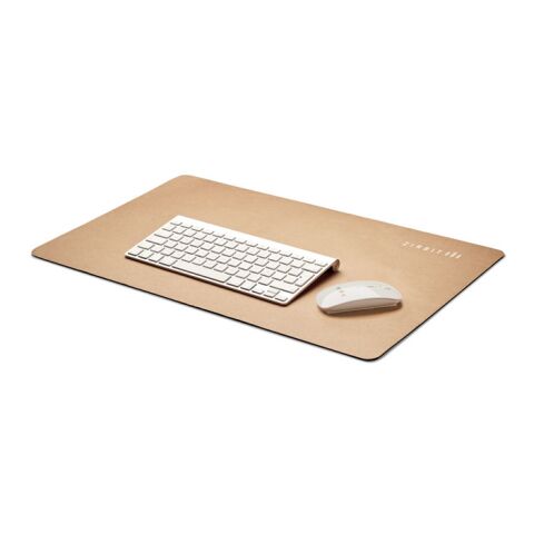 Large recycled paper desk pad beige | No Branding | not available | not available