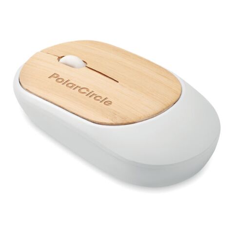 Wireless mouse in bamboo 