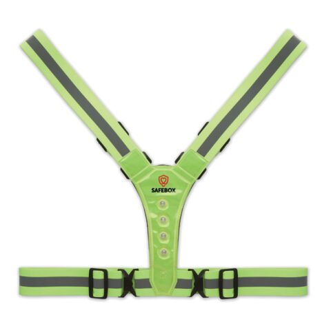 Reflective body belt with LED neon green | No Branding | not available | not available | not available