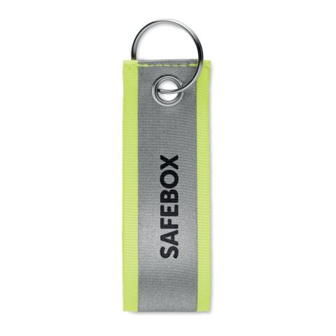 Reflective key ring neon yellow | Without Branding | not available | not available | not available
