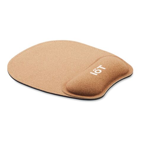 Ergonomic cork mouse mat beige | No Branding | not available | not available