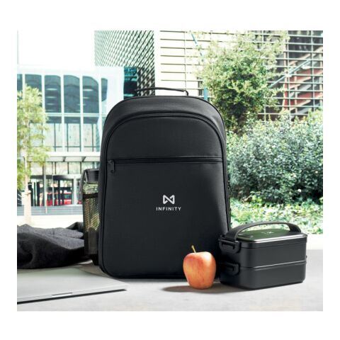 300D RPET Cooling backpack black | No Branding | not available | not available | not available