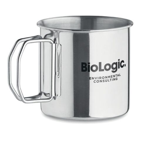 Stainless steel mug 330 ml silver | No Branding | not available | not available | not available