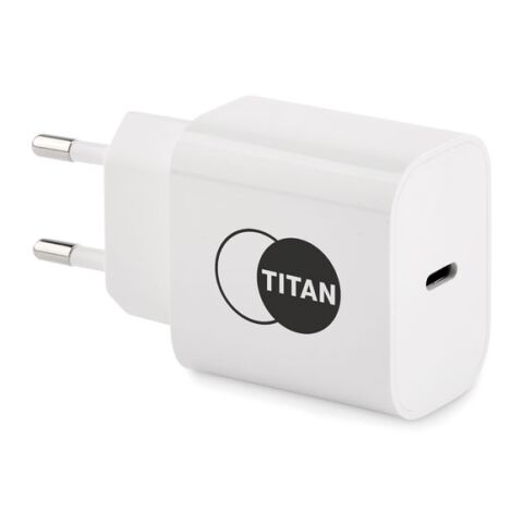 20W 2 port USB charger EU plug white | No Branding | not available | not available | not available