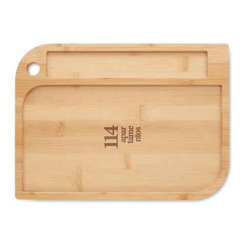 Meal plate in bamboo