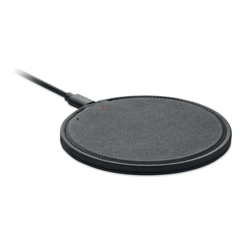 Recycled 15W Wireless charger black | No Branding | not available | not available