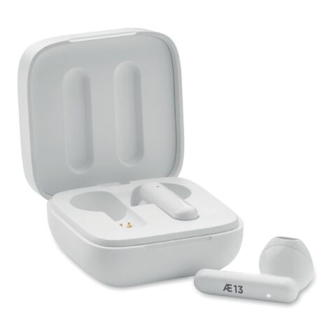 TWS earbuds with solar charger white | Without Branding | not available | not available